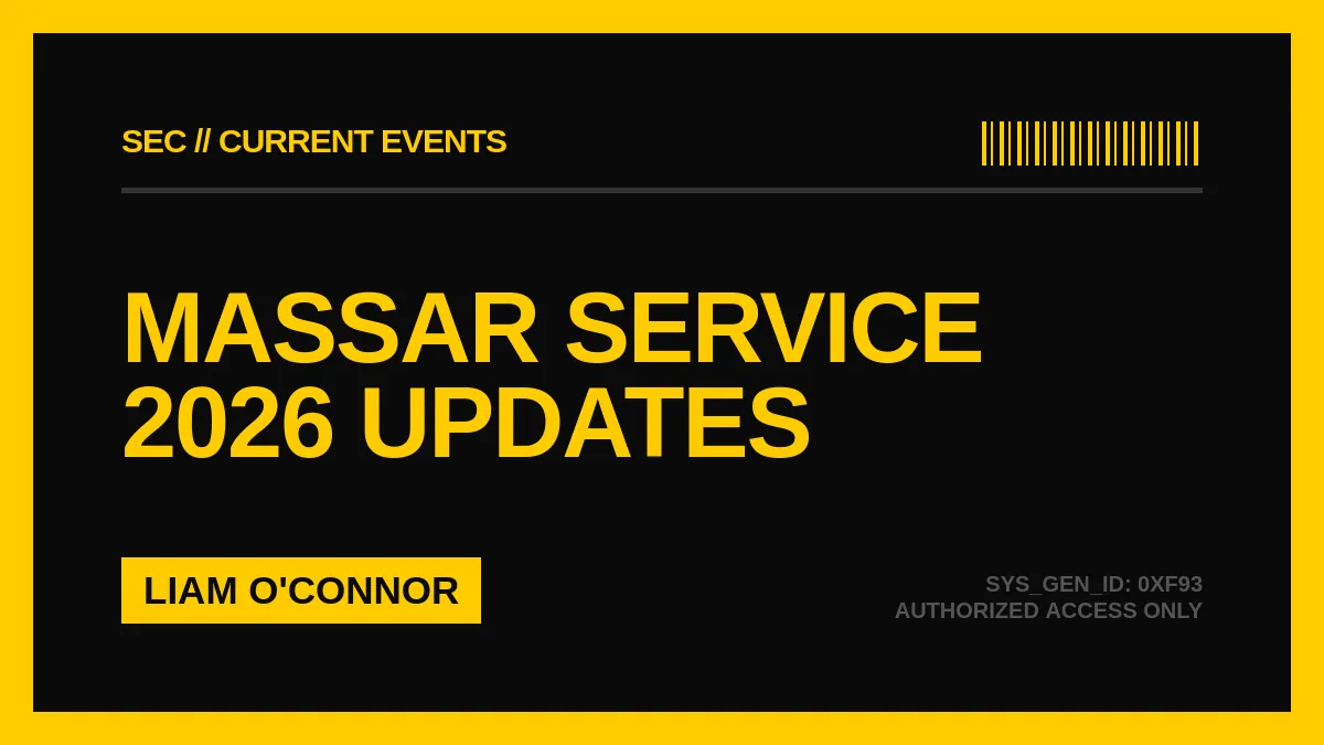 Massar Service 2026: New Features, Tawjih Deadlines, and Baccalaureate Updates