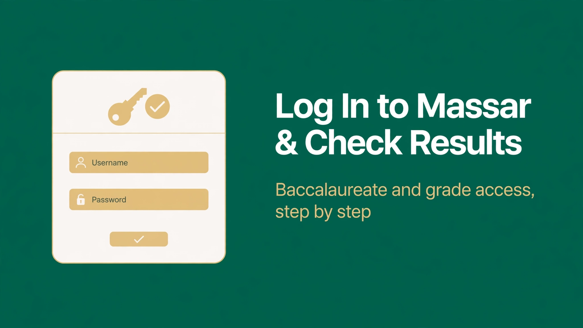How to Log In to Massar Service and Check Your Baccalaureate Results in 2026